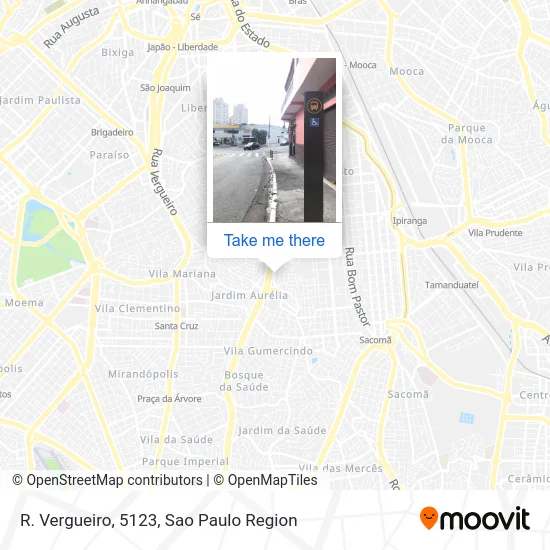 R. Vergueiro, 5123 map