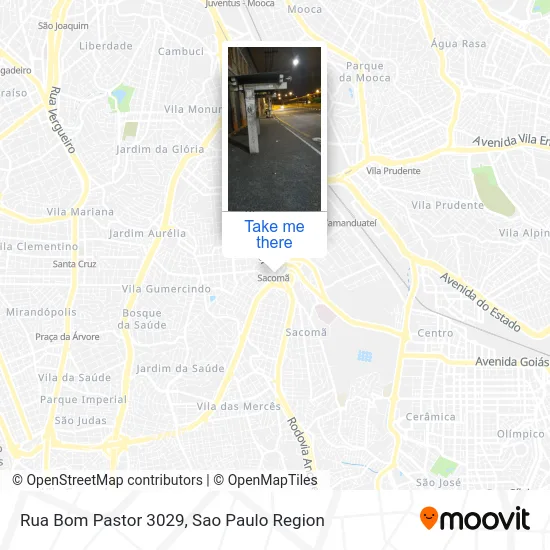 Rua Bom Pastor 3029 map