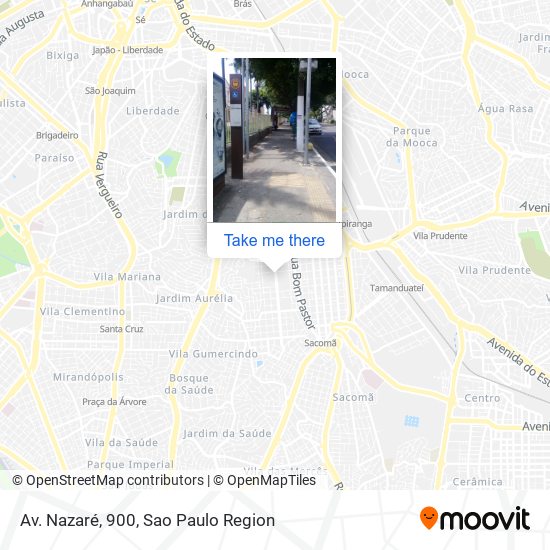 Mapa Avenida Nazaré, 943