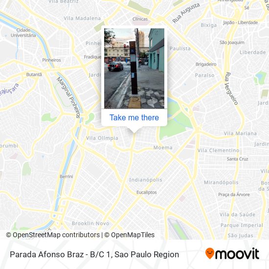 Mapa Parada Afonso Braz - B/C 1