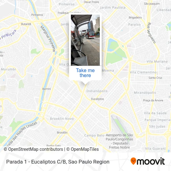 Parada 1 - Eucaliptos C/B map