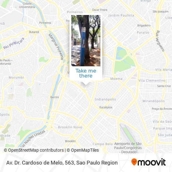 Mapa Av. Dr. Cardoso de Melo, 563