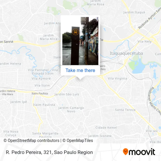 R. Pedro Pereira, 321 map