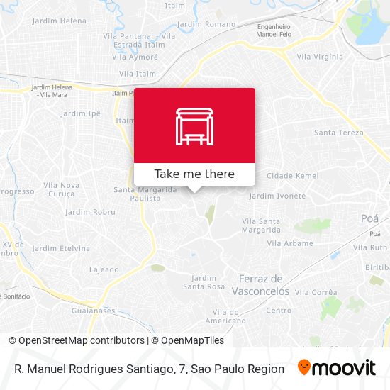 R. Manuel Rodrigues Santiago, 7 map