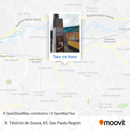 R. Tibúrcio de Souza, 63 map