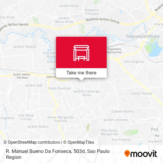 R. Manuel Bueno Da Fonseca, 503d map