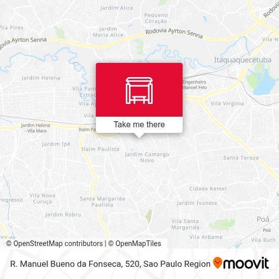 R. Manuel Bueno da Fonseca, 520 map