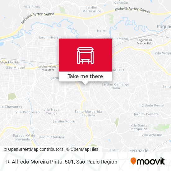 R. Alfredo Moreira Pinto, 501 map