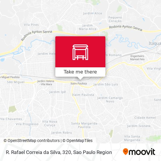 R. Rafael Correia da Silva, 320 map