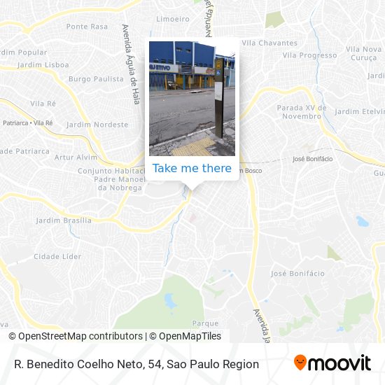 R. Benedito Coelho Neto, 54 map