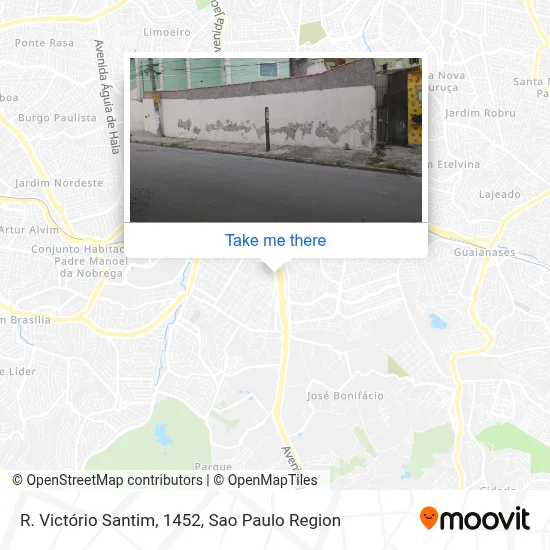R. Victório Santim, 1452 map