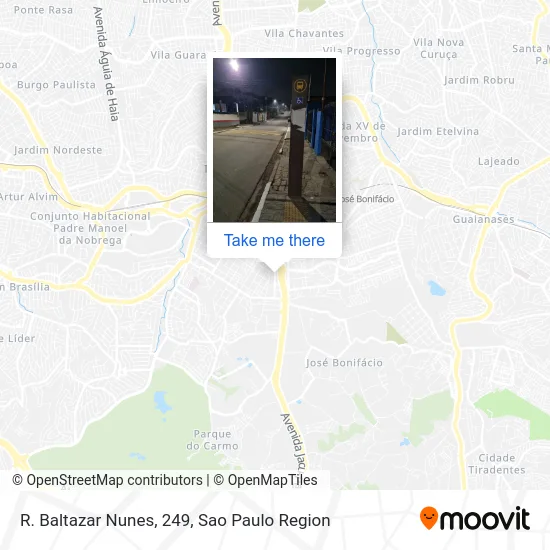 R. Baltazar Nunes, 249 map