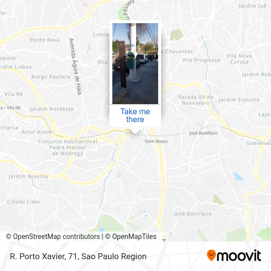 R. Porto Xavier, 71 map