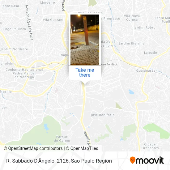 R. Sabbado D'Ângelo, 2126 map