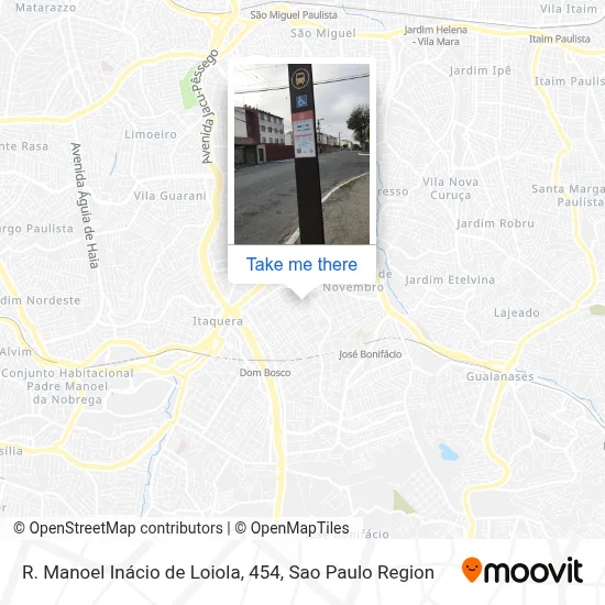 R. Manoel Inácio de Loiola, 454 map