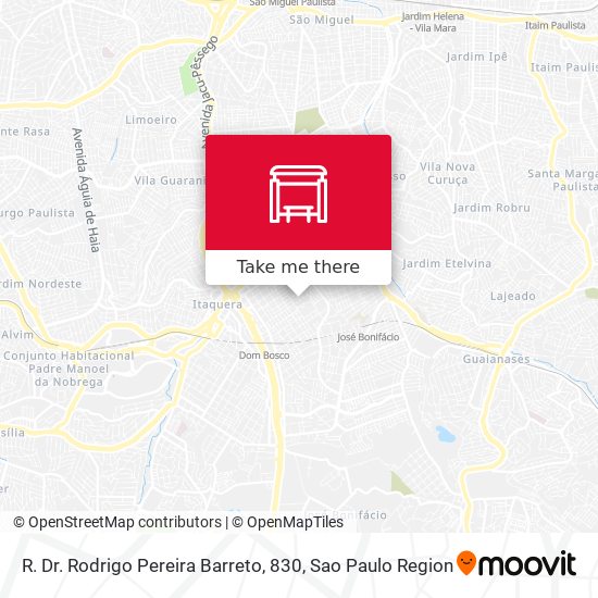 R. Dr. Rodrigo Pereira Barreto, 830 map