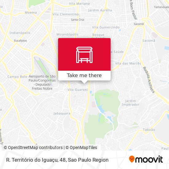 R. Território do Iguaçu, 48 map