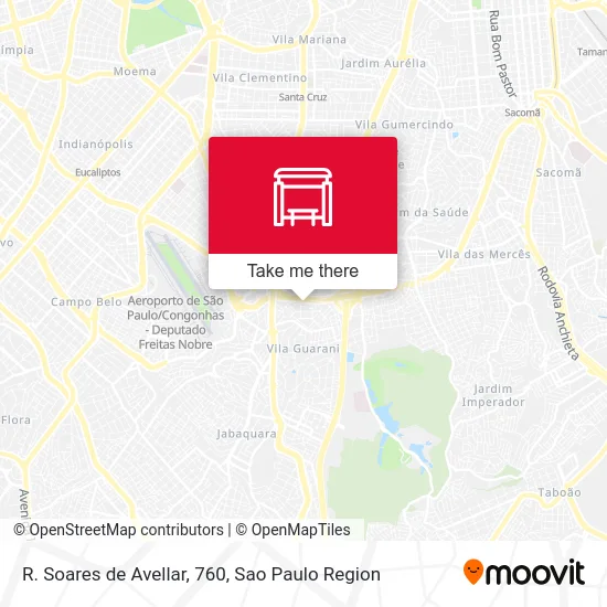 R. Soares de  Avellar, 760 map