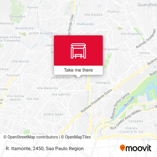 R. Itamonte, 2450 map