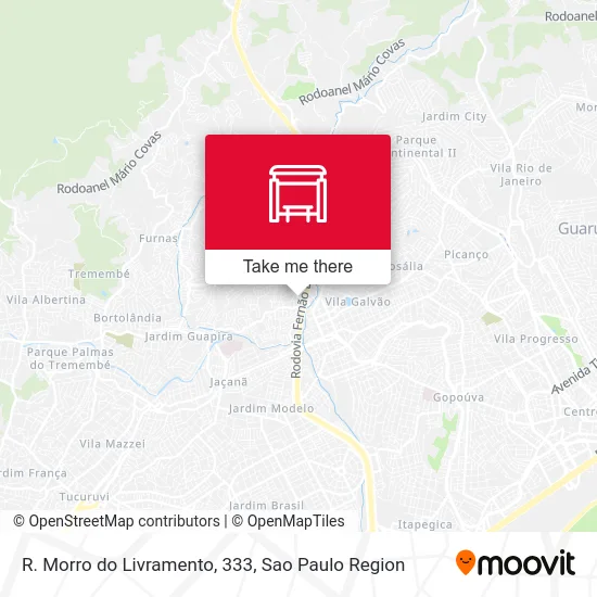 R. Morro do Livramento, 333 map