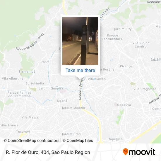 R. Flor de Ouro, 404 map