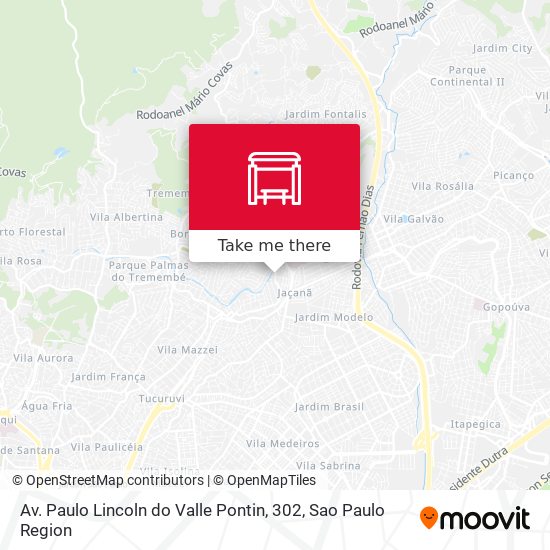 Av. Paulo Lincoln do Valle Pontin, 302 map