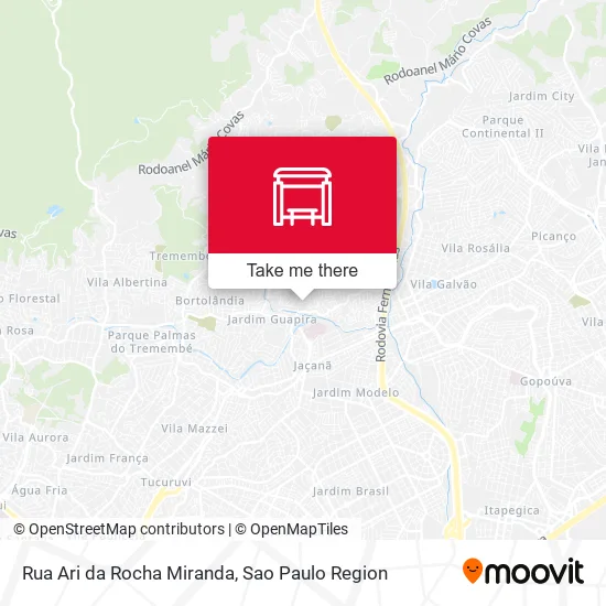 Rua Ari da Rocha Miranda map
