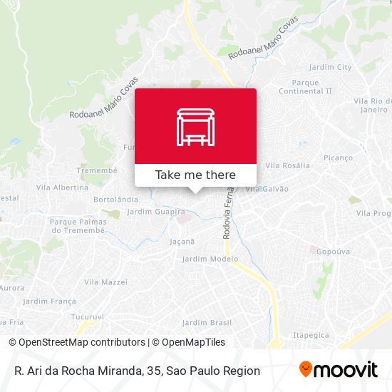 R. Ari da Rocha Miranda, 35 map