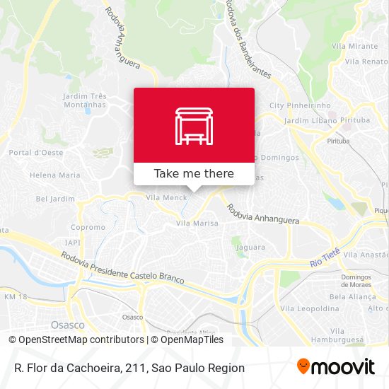 R. Flor da Cachoeira, 211 map