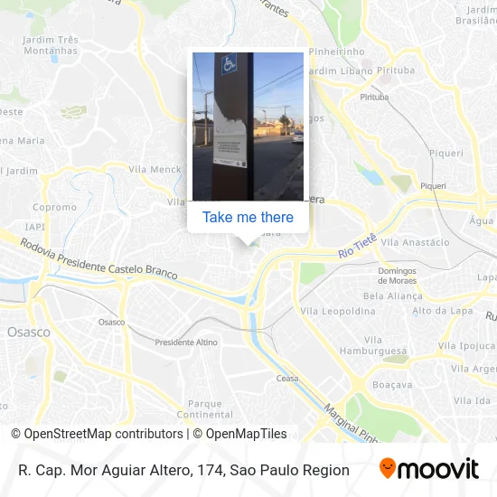 R. Cap. Mor Aguiar Altero, 174 map