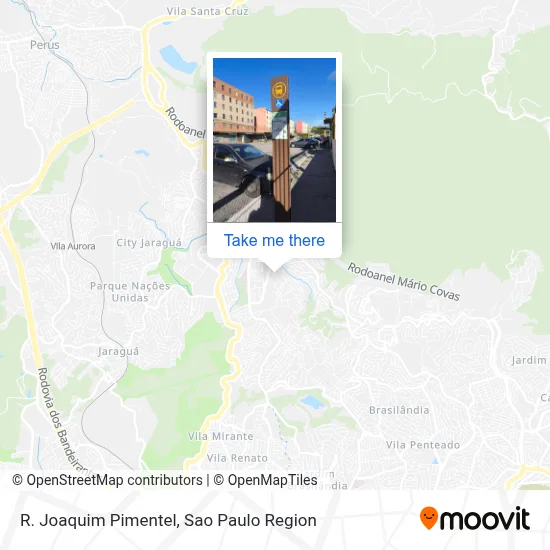 R. Joaquim Pimentel map