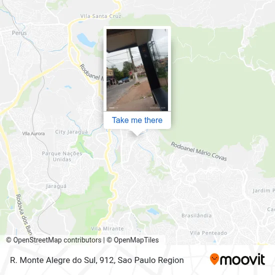 R. Monte Alegre do Sul, 912 map