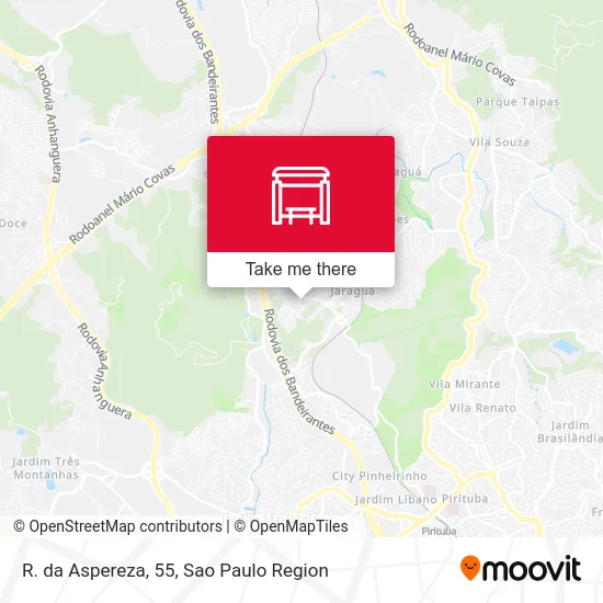 R. da Aspereza, 55 map