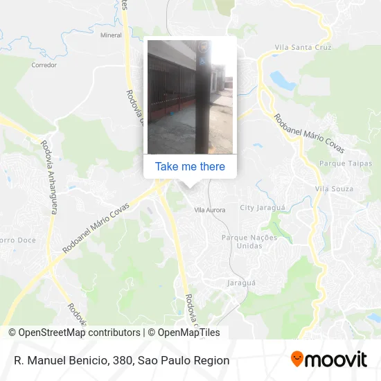 R. Manuel Benicio, 380 map