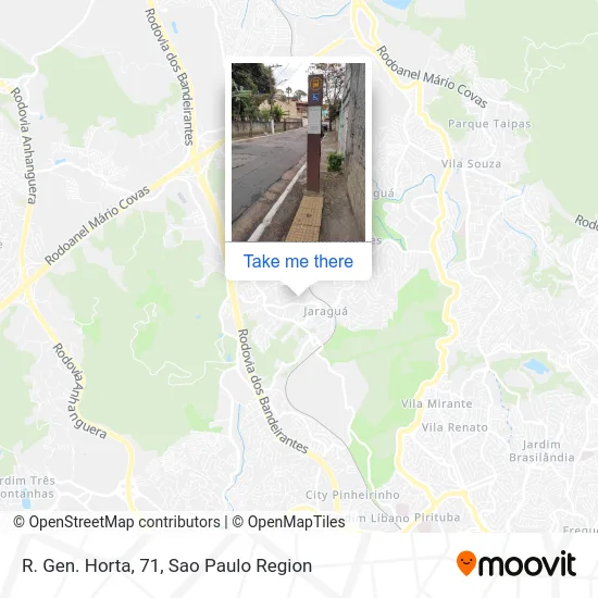 R. Gen. Horta, 71 map