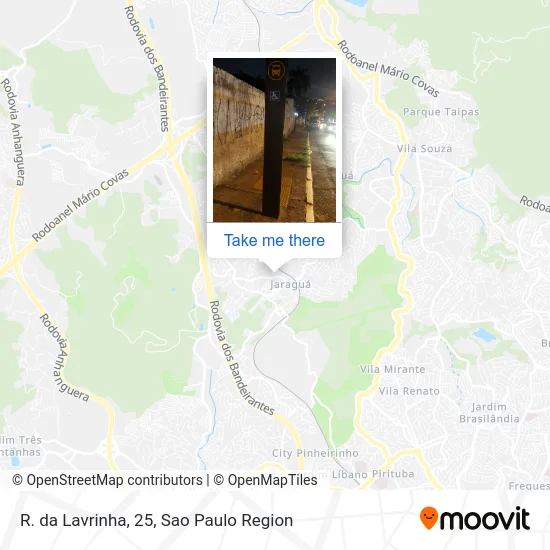 R. da Lavrinha, 25 map