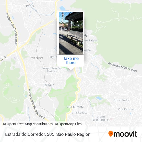 Estrada do Corredor, 505 map