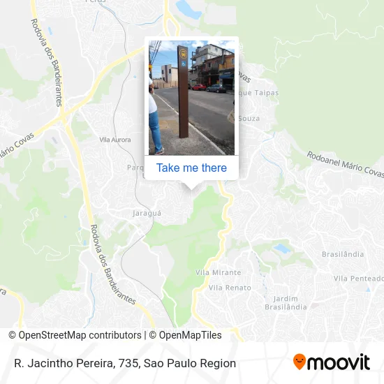 R. Jacintho Pereira, 735 map