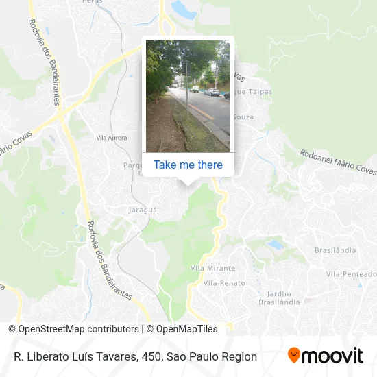 R. Liberato Luís Tavares, 450 map