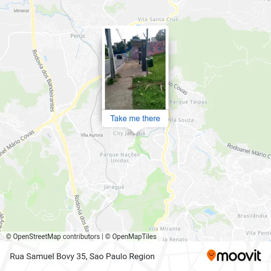 Rua Samuel Bovy 35 map