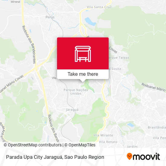 Parada Upa City Jaraguá map