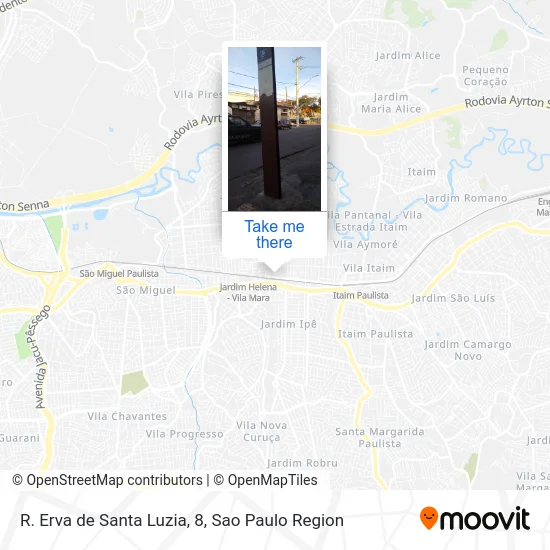 R. Erva de Santa Luzia, 8 map