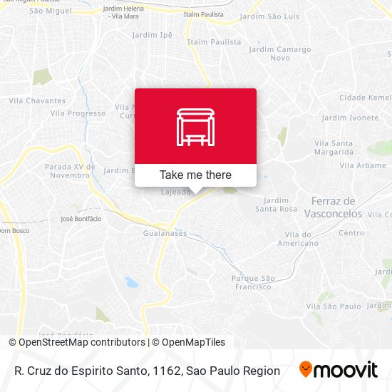 R. Cruz do Espirito Santo, 1162 map
