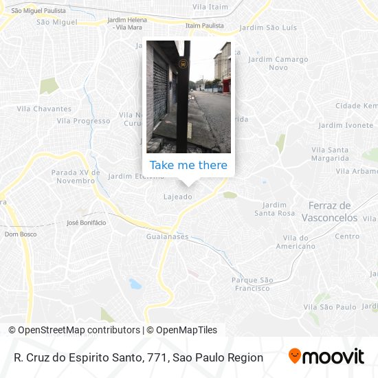 R. Cruz do Espirito Santo, 771 map