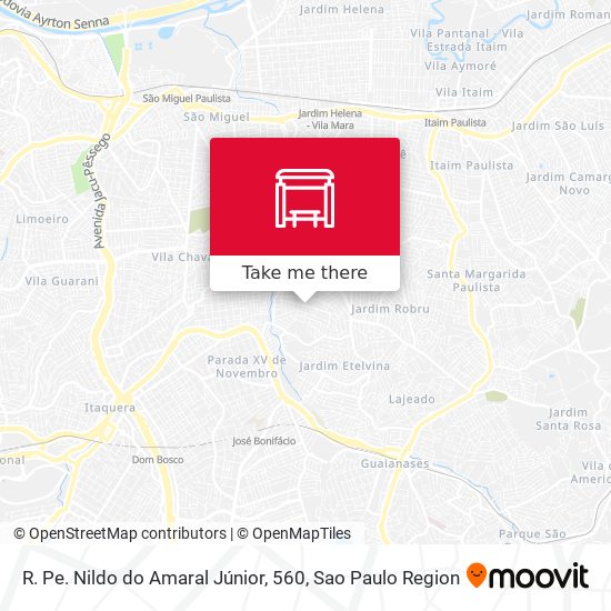 R. Pe. Nildo do Amaral Júnior, 560 map