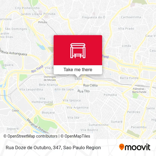 Rua Doze de Outubro, 347 map