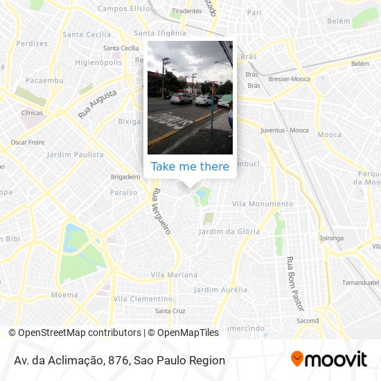 Av. da Aclimação, 876 map