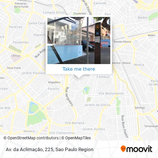 Av. da Aclimação, 225 map