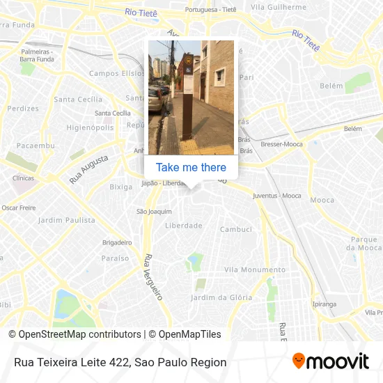 Rua Teixeira Leite 422 map