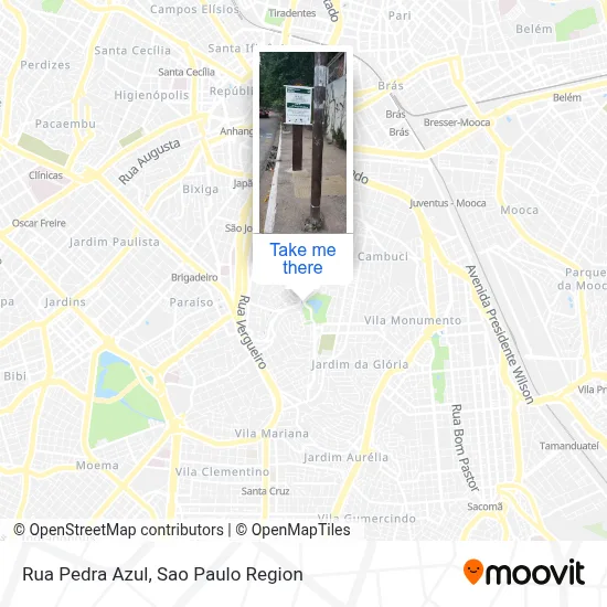Rua Pedra Azul map